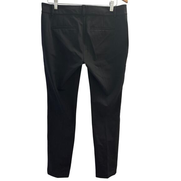 Ann Taylor Black Dress Pants Slacks Size 8 Tapered Leg Stretch Material - Picture 2 of 7